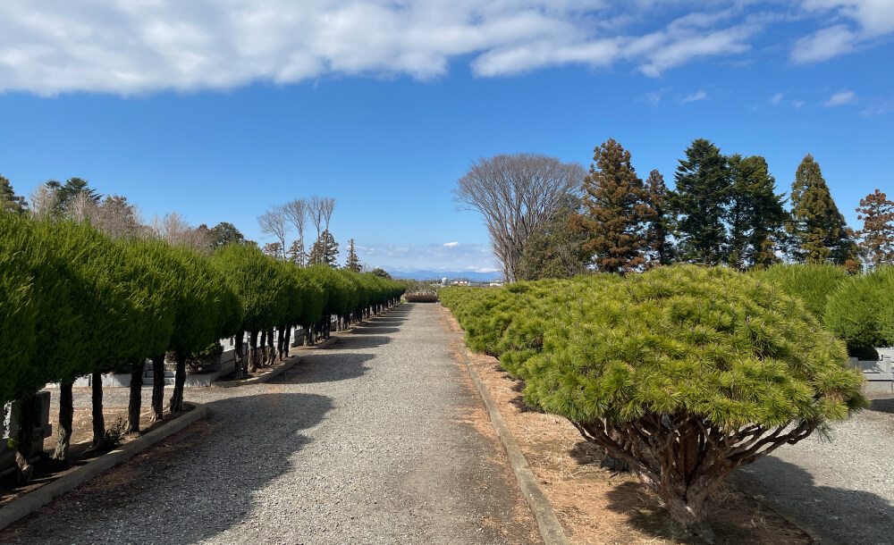 建福寺の墓地イメージ